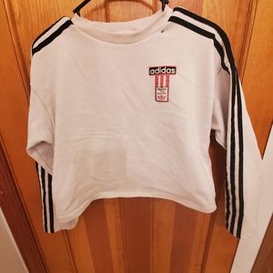 Adidas crop style sweatshirt